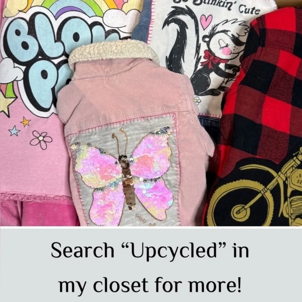 Upcycled Snowman Sweatshirt with Floral Detail - Picture 6 of 12